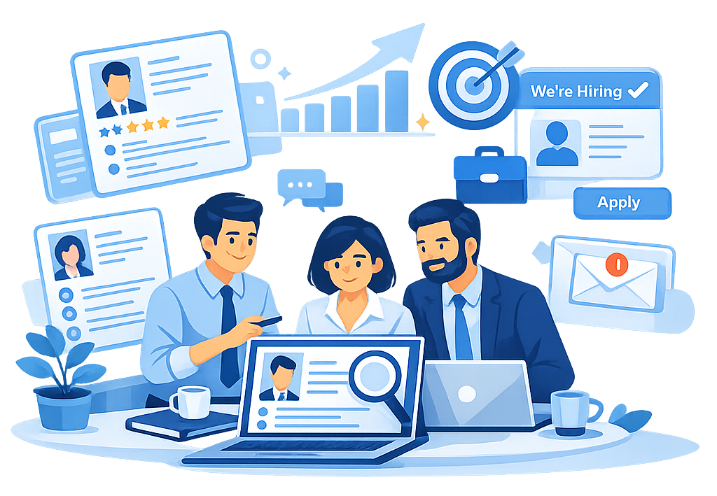Career growth illustration